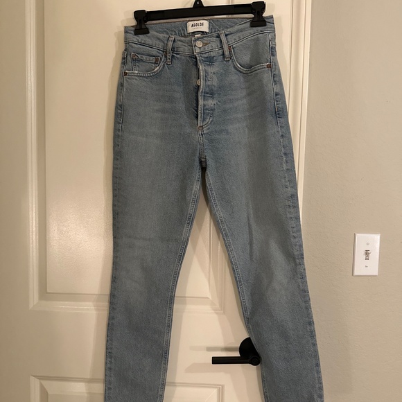 AGOLDE Jeans 25 Nico High Rise Slim Fit Pants Womens Cliffside - Picture 7 of 14
